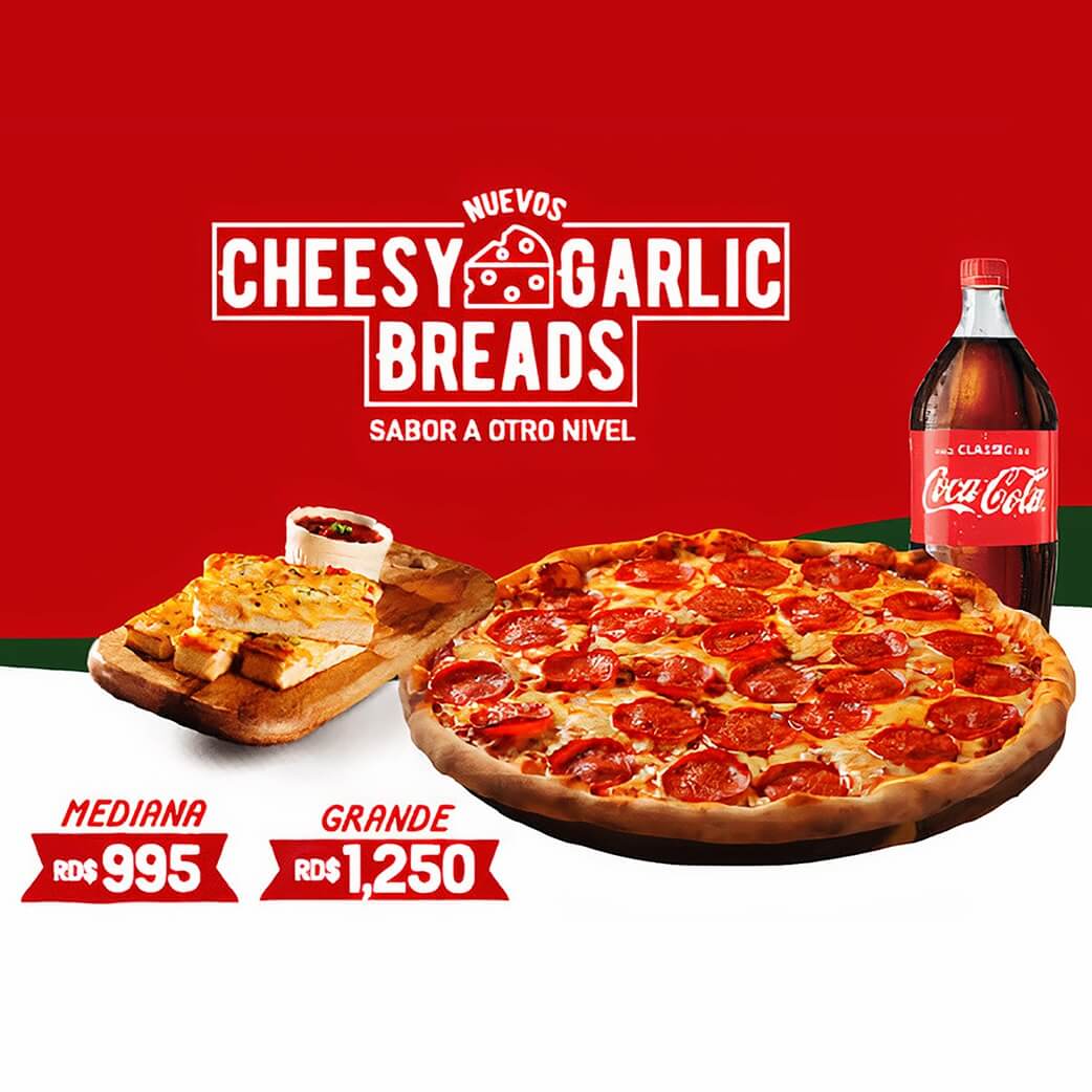 Cheesy garlic bread