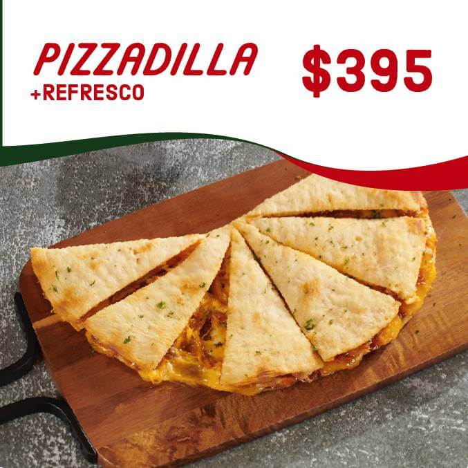 Oferta: Pizzadilla con refresco